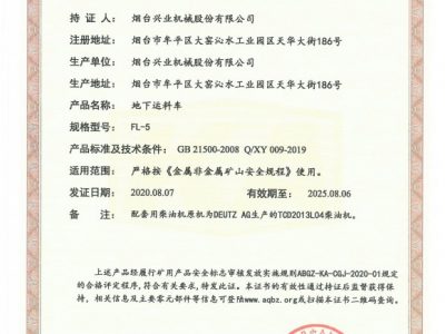 FL-5地下运料车